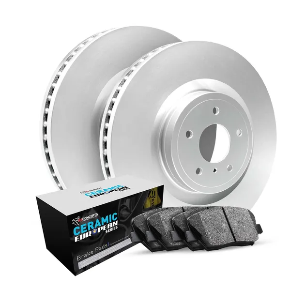 R1 Concepts WJTN1-74014 Brake Rotor- Carbon Coated W/ Euro Ceramic Pads
